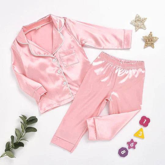 3 NIGHT SUITS COMBO FOR BOYS AND GIRLS (BLUE+ROSE PINK+GREY)